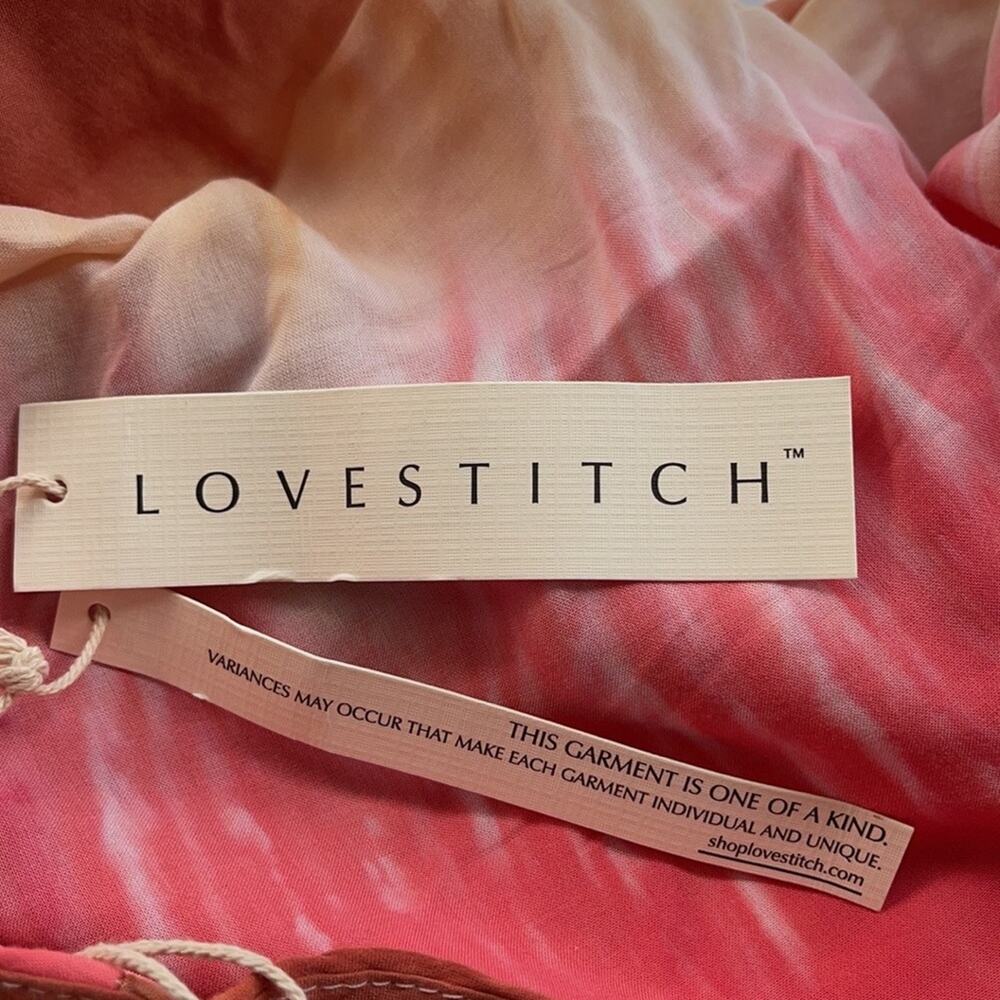 LOVESTITCH SUMMER DRESS COVER-UP maxi dress size M - Picture 7 of 13